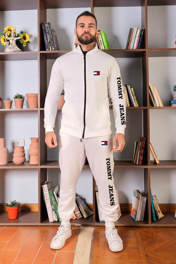 Tommy Jeans Tracksuit For Him  "With Flag " - High Copy