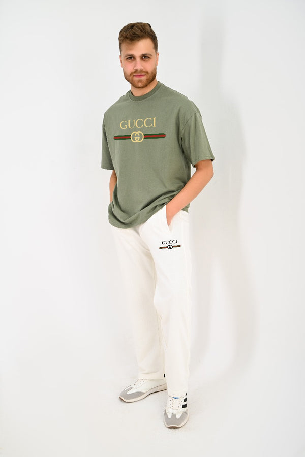 Branded full Summer set ( T-shirt + pants ) For Him GUC  - High Copy