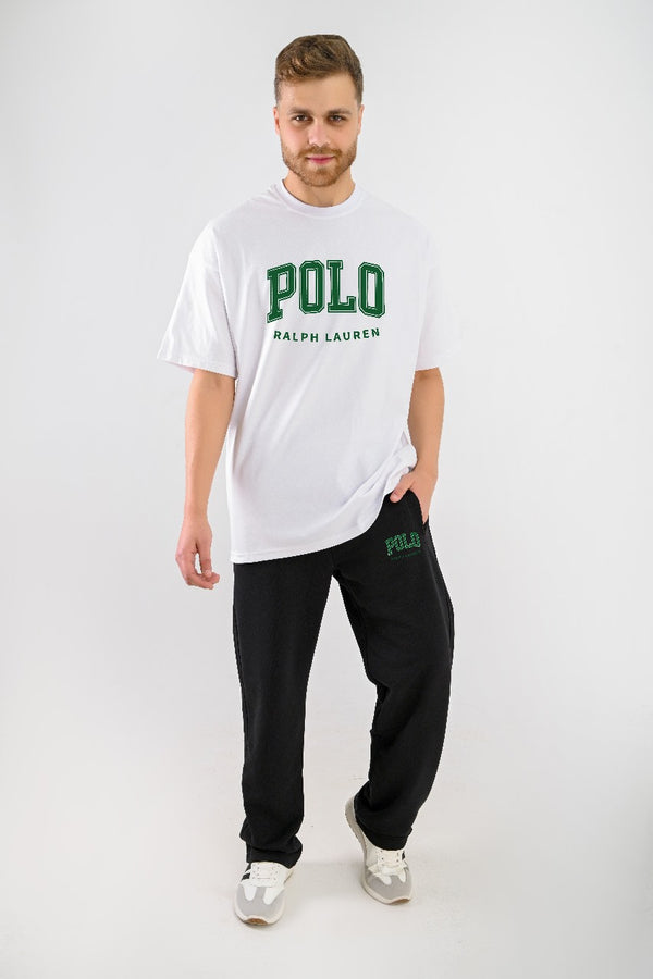 Branded full Summer set ( T-shirt + pants ) For Him  Polo R - High Copy