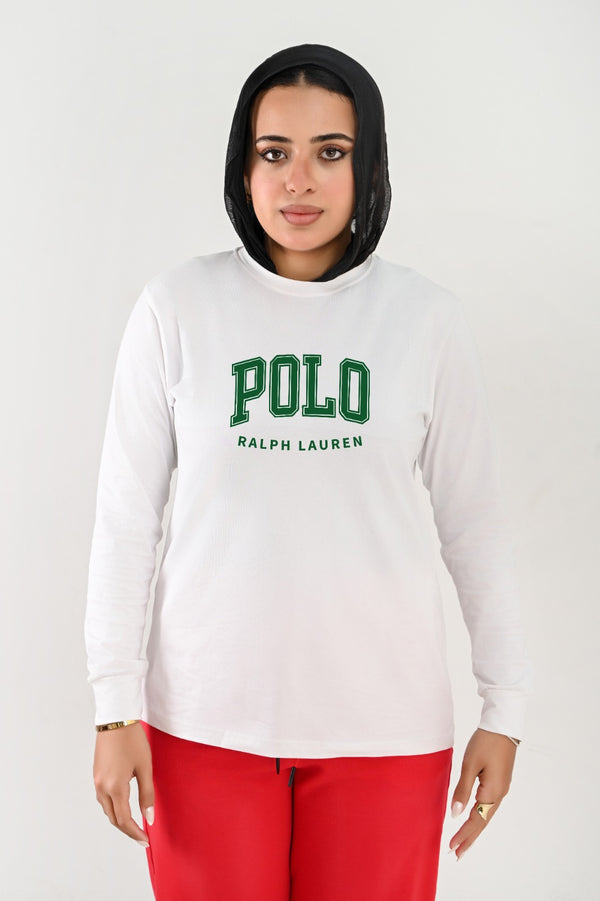 Branded Long Sleeves T-shirts For Her P RLF  - High Copy