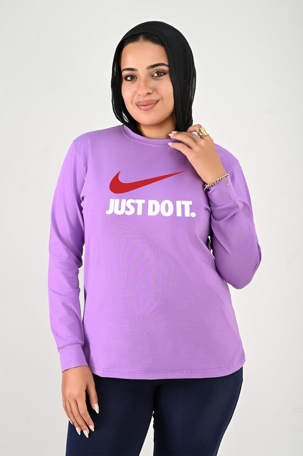 Branded Long Sleeves T-shirts For Her JD IT - High Copy
