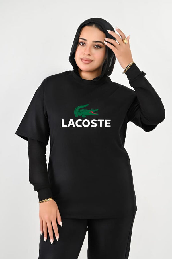 Branded Oversize T-shirts For Her LACOST - High Copy
