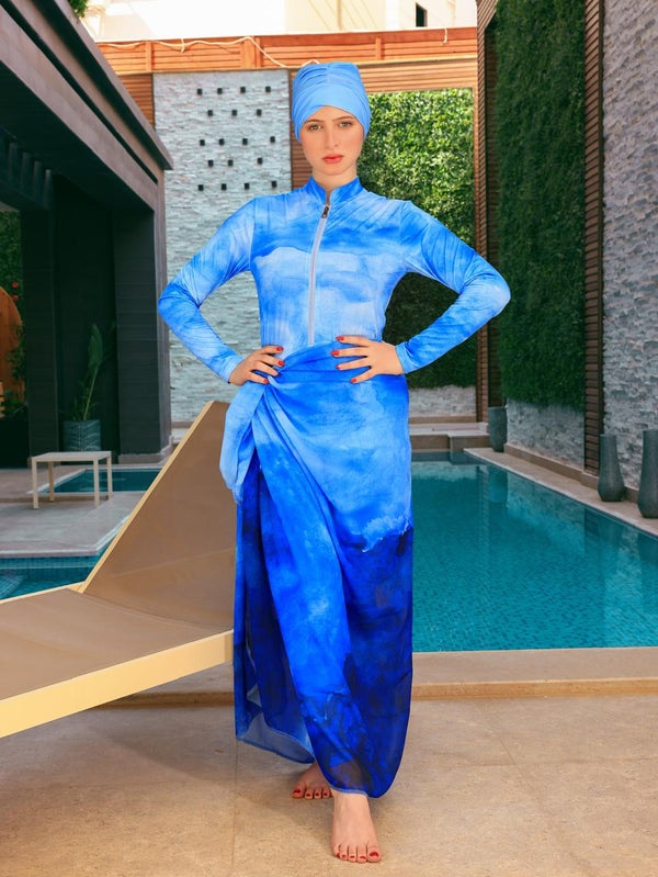 BLUE BURKINI