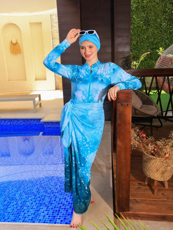 TURQUOISE  BURKINI