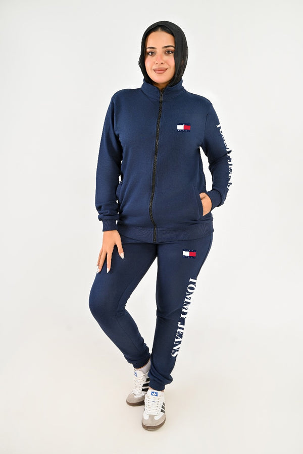 Branded  Tracksuit For Her  TJ"With Flag " - High Copy