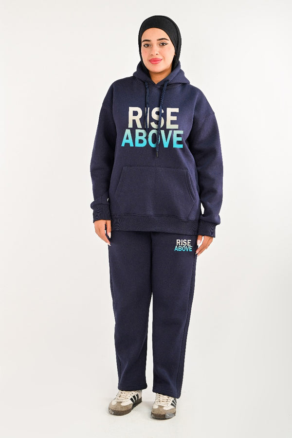 Fleece Lined Tracksuit Rise Above  For Her (HIGH COPY)