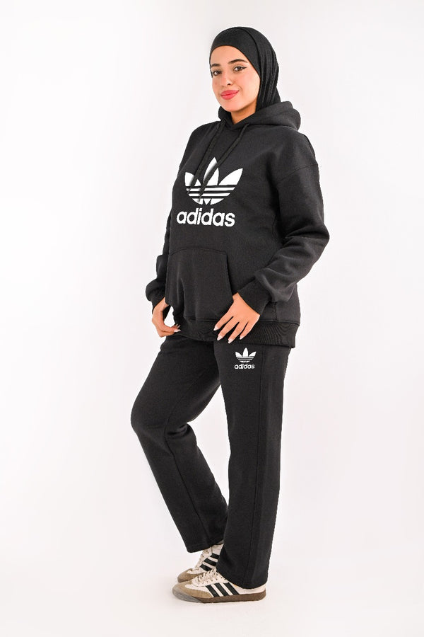 Fleece Lined Tracksuit AD For Her (HIGH COPY)