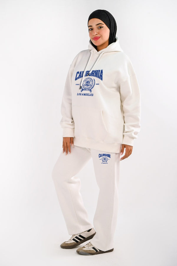 Fleece Lined Tracksuit California For Her (HIGH COPY)