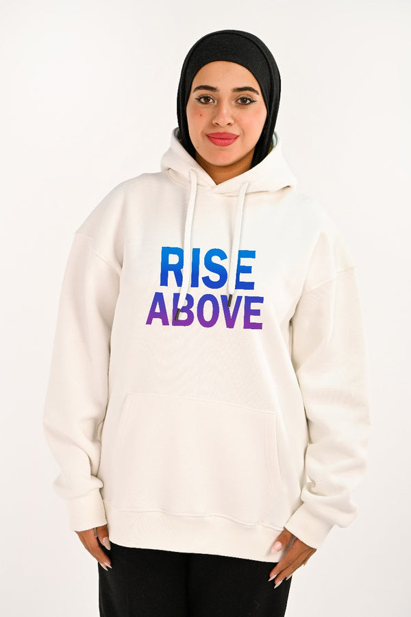 Branded Hoodie For Her Rise Above (HIGH COPY)