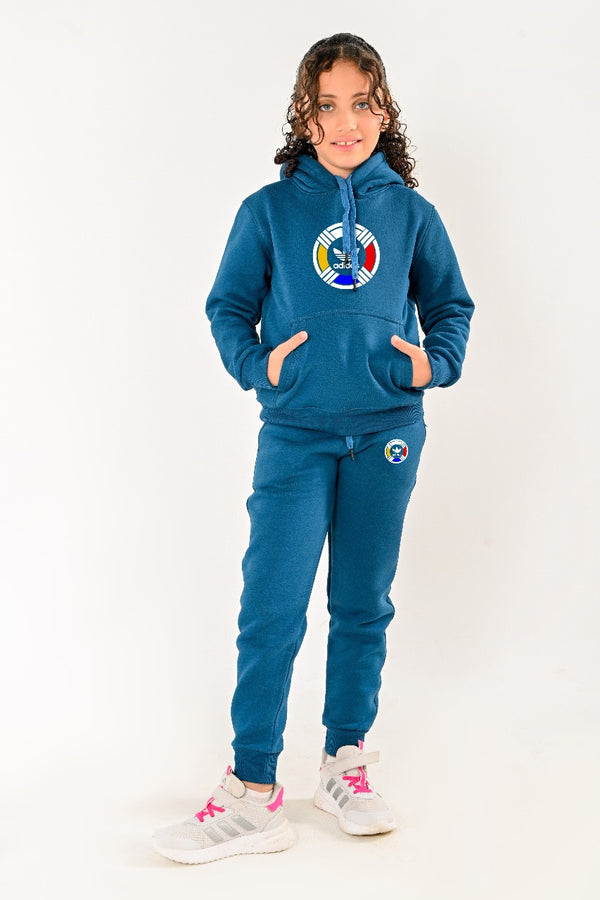 Branded Kids full set ( hoodie + pants ) For Girls TO Round (HIGH COPY)