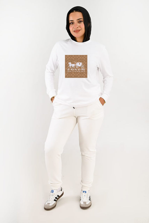LONG SLEEVES FULL SET ( T-shirt + pants ) For Her COCH - High Copy