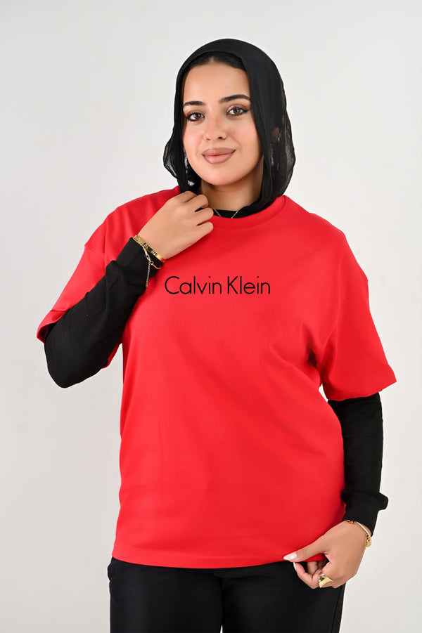 Branded Oversize T-shirts For Her CK - High Copy
