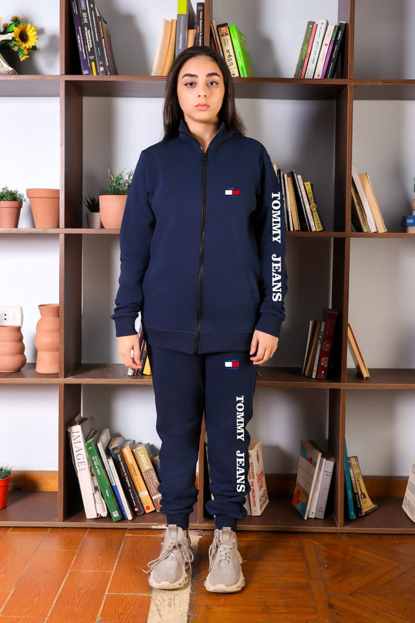 Tommy Jeans Tracksuit For Her "With Flag " - High Copy